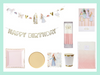 Princess Theme Birthday Party Supplies Box