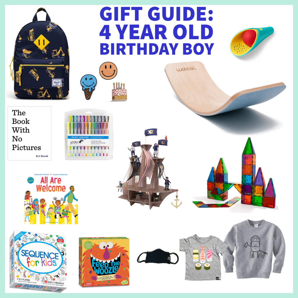 Caring Tips | Gift Guide:  What to Buy a 4 Year Old Boy for his Birthday
