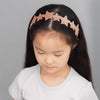 rose gold star glitter headband made by little ai