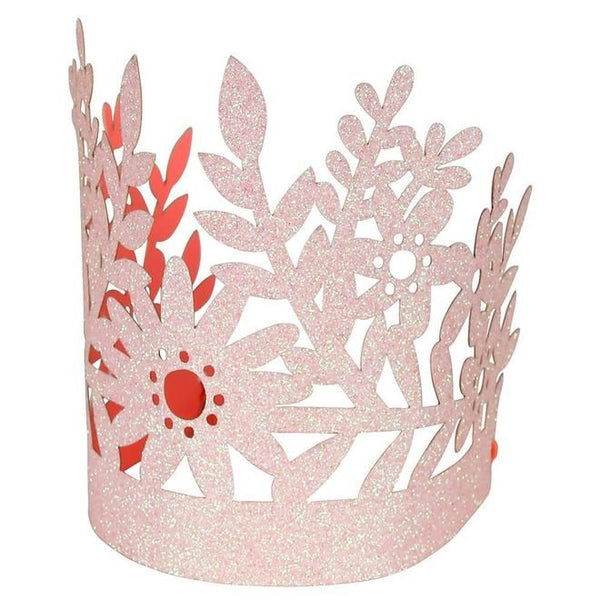 Fairy and Princess Garden pink sparkle crowns.  Made by Meri Meri