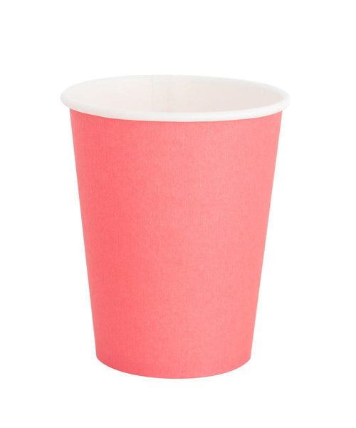 coral paper party cup from oh happy day!