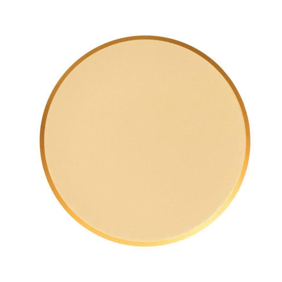 small gold plates by oh happy day!
