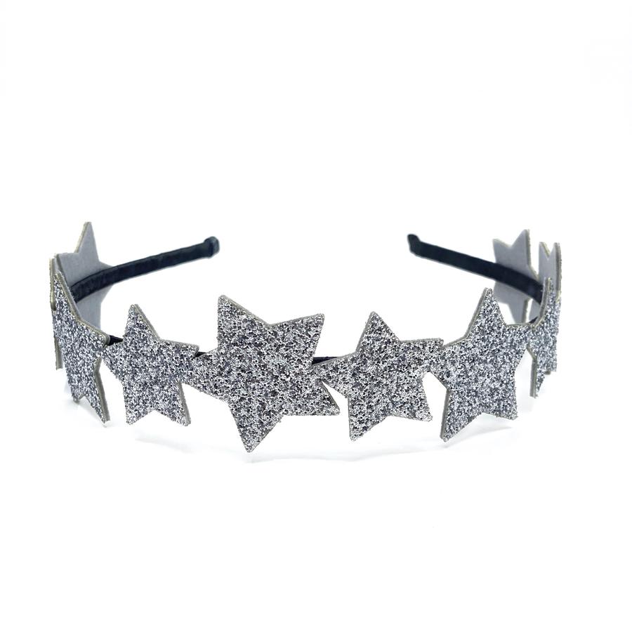 silver star headband made by little ai