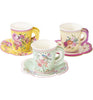 truly scrumptious vintage paper tea cups and saucers from Talking Tables