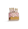 birthday cake enamel pin made by penny paper co perfect birthday gift or loot bag item