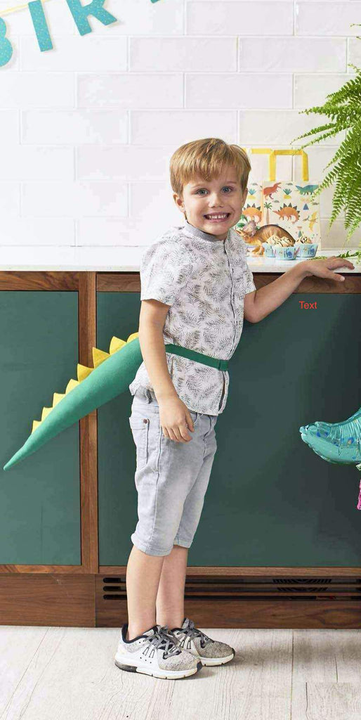 dino tail dress up costume tail. Made by Talking Tables UK