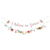 I believe in fairies, fairy garden party banner.  Made by Meri Meri