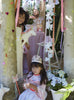 Meri Meri lifestyle photo pink glitter princess and fairy garden crowns