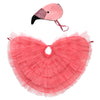 Flamingo dress up costume cape. Made by Meri Meri