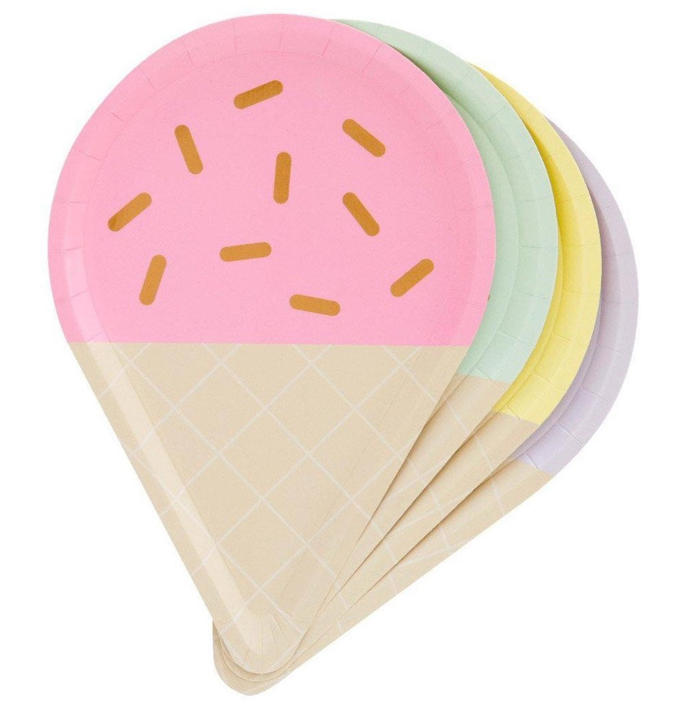 gelato ice cream paper party plates made by Oh Happy Day