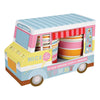 Meri Meri ice cream cups and spoons in ice cream truck centrepiece for ice cream birthday party