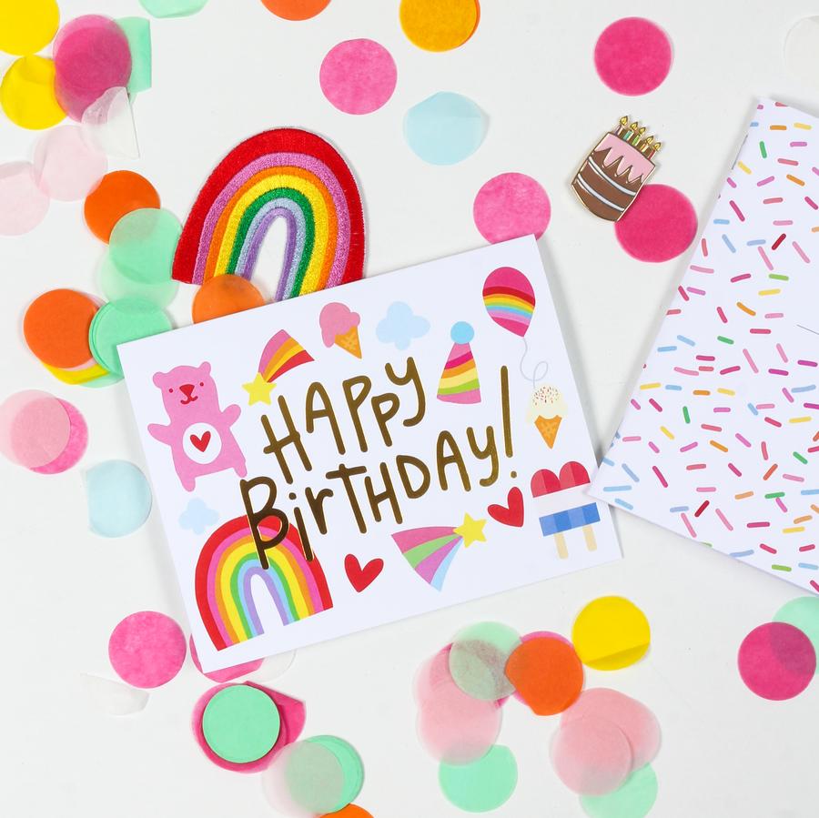 penny paper co 1980s happy birthday card .