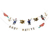 Meri Meri pirate banner and garland for pirate themed birthday party and decor