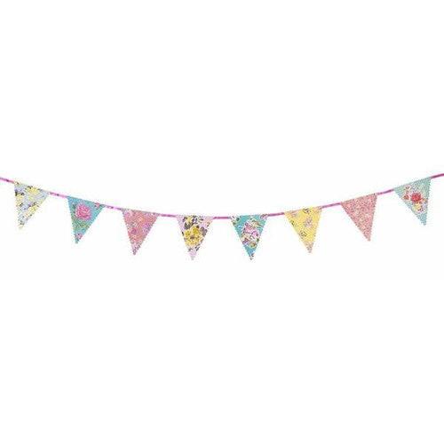 totally scrumptious floral bunting made by Talking Tables