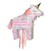 unicorn party piñata. Made by Meri Meri